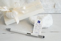 Regali e Bomboniere - Prodotti - FANTIN PENNE - PENNA MULTIUSO BIANCA METRO- TOUCH -BOLLA -CACCIAVITE 15X1CM