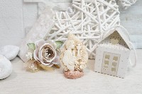 Regali e Bomboniere - Prodotti - Sacri - GOCCIA ANTICHIZZATA BIMBO COMUNIONE 7X11CM IN MARMO DI CARRARA RICOMPOSTO LAVORATO A MANO
