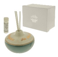 Regali e Bomboniere - Prodotti - Quadrifoglio  SOLIDALE - PROFUMATORE FRASE GRANDE BLU D.12 H.15 CON BOX E KIT ESSENZA
