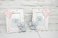 Regali e Bomboniere - Prodotti - Battesimo E Nascita - AQUILONE PORTAFOTO ROSA 18CMX20H ASSORTITO
