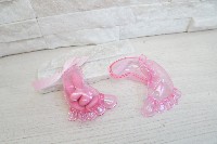 Regali e Bomboniere - Prodotti - BARATTOLI PLASTICA - SCATOLINA PLASTICA H7 F.MA PIEDINO ROSA