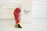Regali e Bomboniere - Prodotti - MEMORY - GUFO STIL. H.16 ROSSO POLVERE DI MARMO CON BOX