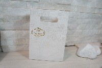 Regali e Bomboniere - Prodotti - Shopper Bag - 130X70X180mm TELA BIANCO SHOPPER BAG BUSTA CON LOGO DOLCI RICORDI