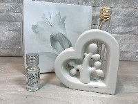 Regali e Bomboniere - Prodotti - Profumatori - DIFFUSORE CUORE ALBERO PICCOLO 11X11CM CON KIT E BOX 
