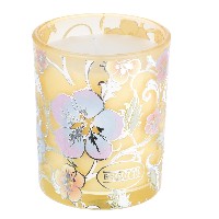 Regali e Bomboniere - Prodotti - Candele da regalo - BICCHIERE CON CERA PROFUMATA 150gr - Fiori GIALLI LIMONE