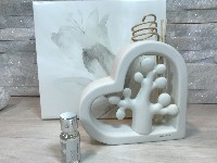 Regali e Bomboniere - Prodotti - Profumatori - DIFFUSORE CUORE CON ALBERO GRANDE CON KIT ESSENZA 15X15CM 