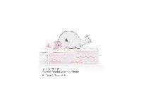 Regali e Bomboniere - Prodotti - Scatoline PORTA CONFETTI - CUCCIOLO BALENA MAMMA/BIMBA rosa 10x3xh6cm scatolina porta confetti