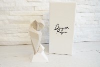 Regali e Bomboniere - Prodotti - MEMORY - GUFO STIL. H.16 NOCCIOLA POLVERE DI MARMO CON BOX