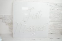 Regali e Bomboniere - Prodotti - Accessori Allestimenti - PANNELLO JUST MARRIED NEON LED