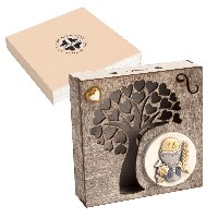 Regali e Bomboniere - Prodotti - Quadrifoglio  SOLIDALE - QUADRO LED COMUNIONE 12X12cm CON BOX