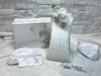 Regali e Bomboniere - Prodotti - Profumatori - DIFFUSORE MILK GRANDE bomboniera bianca 17X10cm CON BOX CLARALUNA