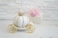 Regali e Bomboniere - Prodotti - Matrimonio - IRIS WHITE PROFUMATORE CARROZZA MEDIA 11X7.5X10CM