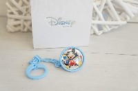 Regali e Bomboniere - Prodotti - Argenteria Disney  - PINZA PORTA CUCCIO TOPOLINO MICKEY plastica e argento con box