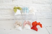 Regali e Bomboniere - Prodotti - CLARALUNA Sacchettini - SACCHETTO FIOCCO BIANCO 7X7CM