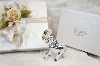 Regali e Bomboniere - Prodotti - MEMORY - ELEFANTE RESINA ARGENTO 8X7CM CON BOX 