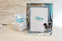 Regali e Bomboniere - Prodotti - Argenteria Disney  - CORNICE MICKEY TOPOLINO BABY INT13X18CM EST 24X19CM CON BOX