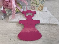 Regali e Bomboniere - Prodotti - Comunione e Cresima - SOLIDALE APRIBOTTIGLIE METALLO BAMBINA H11 CON FRASE