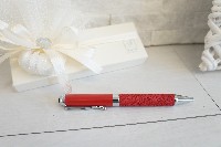 Regali e Bomboniere - Prodotti - FANTIN PENNE - PENNA ROSSA ECOPELLE 13 CM CON BOX 