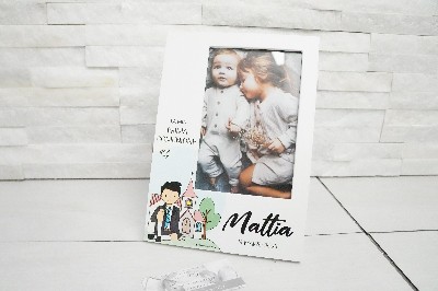 Regali e Bomboniere - Prodotti - Claraluna - PORTAFOTO COMUNIONE MASCHIO 