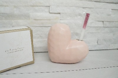 Regali e Bomboniere - Prodotti - Claraluna - DIFFUSORE GRANDE ROSA CUORE SFACCETTATO 