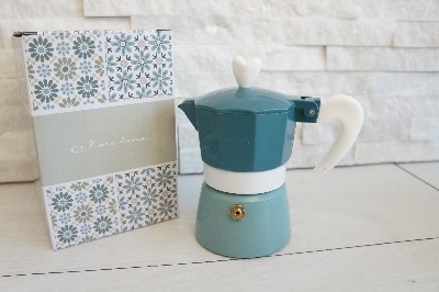 Regali e Bomboniere - Prodotti - Claraluna - -H 15CM- MOKA OTTANIO 2 TAZZE