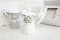Regali e Bomboniere - Prodotti - Bomboniere Utili - CAFFE' MOKA MOSAICO S/2 H12 CON BOX