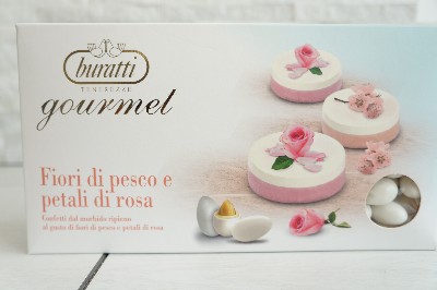 Regali e Bomboniere - Prodotti - Confetti PARTY - GOURMET FIORI DI PESCO E PETALI DI ROSA 1KG