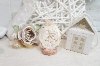 Regali e Bomboniere - Prodotti - Sacri - GOCCIA ANTICHIZZATA SACRA FAMIGLIA 7X11CM IN MARMO DI CARRARA RICOMPOSTO LAVORATO A MANO