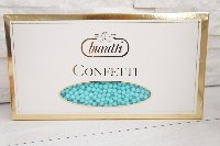Regali e Bomboniere - Prodotti - CONFETTI BURATTI - 1KG - CONFETTI TONDO LUCIDO AZZURRO 