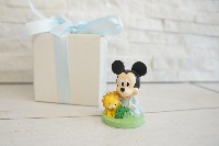 Regali e Bomboniere - Prodotti - Bomboniere Disney e cartoni - MICKEY CON LEONE RESINA H5,5CM