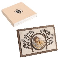 Regali e Bomboniere - Prodotti - Quadrifoglio  SOLIDALE - QUADRO SACRA FAMIGLIA 15X10cm CON BOX