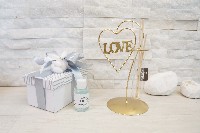 Regali e Bomboniere - Prodotti - Profumatori - PROFUMATORE LOVE PORTAFIORI 12X10X20CM CON ESSENZA E RAMETTI CON BOX 