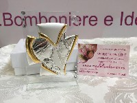 Regali e Bomboniere - Prodotti - OFFERTE DI GENNAIO - ICONA SACRA FAMIGLIA CUORE QUADRIFOGLIO ARGENTO 7X10CM