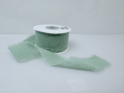 Regali e Bomboniere - Prodotti - NASTRI CHIFFON - 30MMX15MT -CHIFFON NASTRO FIBER RIBBON VERDE