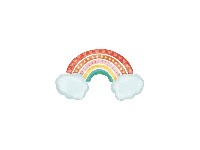 Regali e Bomboniere - Prodotti - Palloncini - PALLONCINO SUPERSHAPE ARCOBALENO 93X55CM