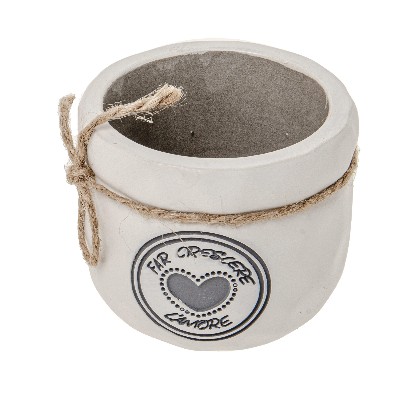 Regali e Bomboniere - Prodotti - Matrimonio - CRESCERE - VASO PORTA PIANTA - D11CM/H8CM
