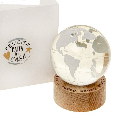 Regali e Bomboniere - Prodotti - Mappamondo - MAPPAMONDO LIGHT GLOBO - D8CM/H10CM - C/BOX