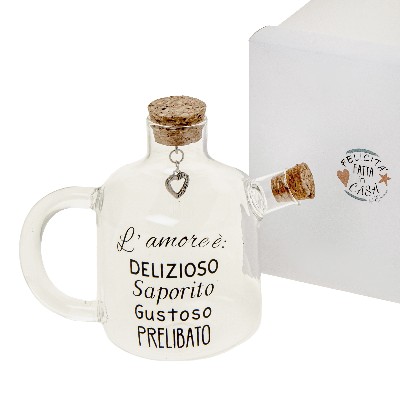 Regali e Bomboniere - Prodotti - Matrimonio - SAPORITO OLIERA IN VETRO - 12.5CM