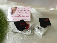Regali e Bomboniere - Prodotti - Bomboniere Laurea - DIPLOMA O LIBRO TOCCO LAUREA 5 CM ASSORTITO MADREPERLA